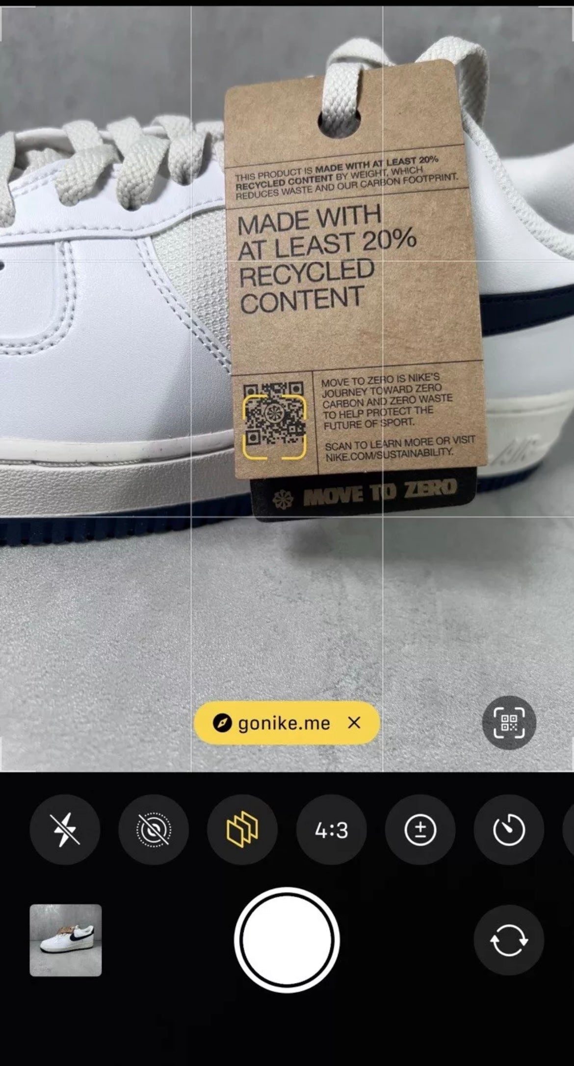 Nike Air Force 1 ‘07 White Obsidian Navy