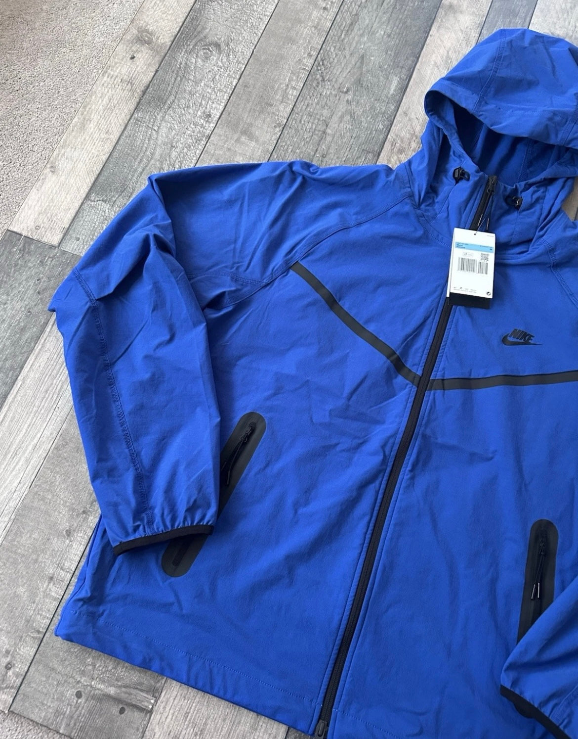 Nike Tech Men's Woven Jacket | Blue Black |