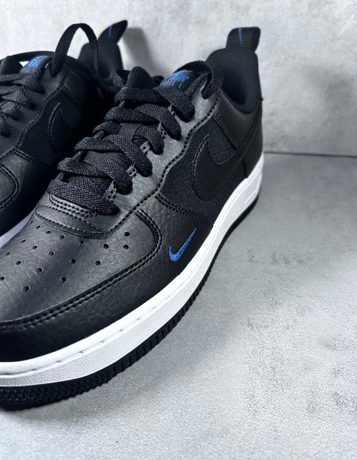 Nike Air Force 1 '07 Black Court Blue White |