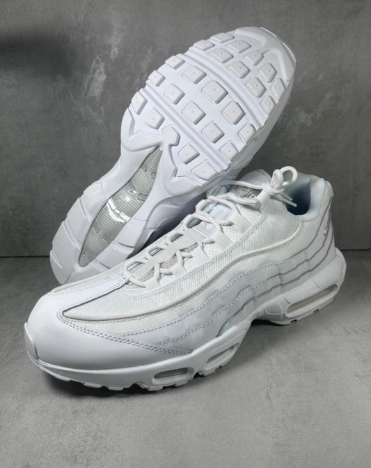 Nike Air Max 95 Essential | Triple White | Size UK 14 / EU 49.5