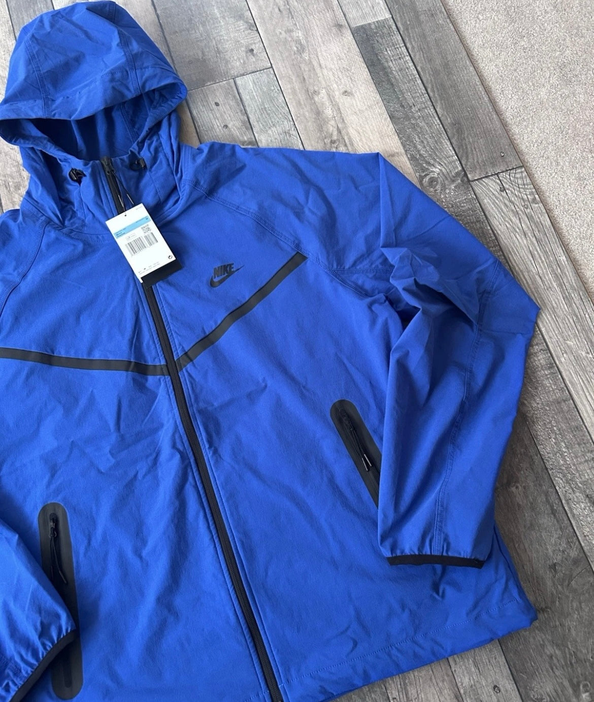 Nike Tech Men's Woven Jacket | Blue Black |