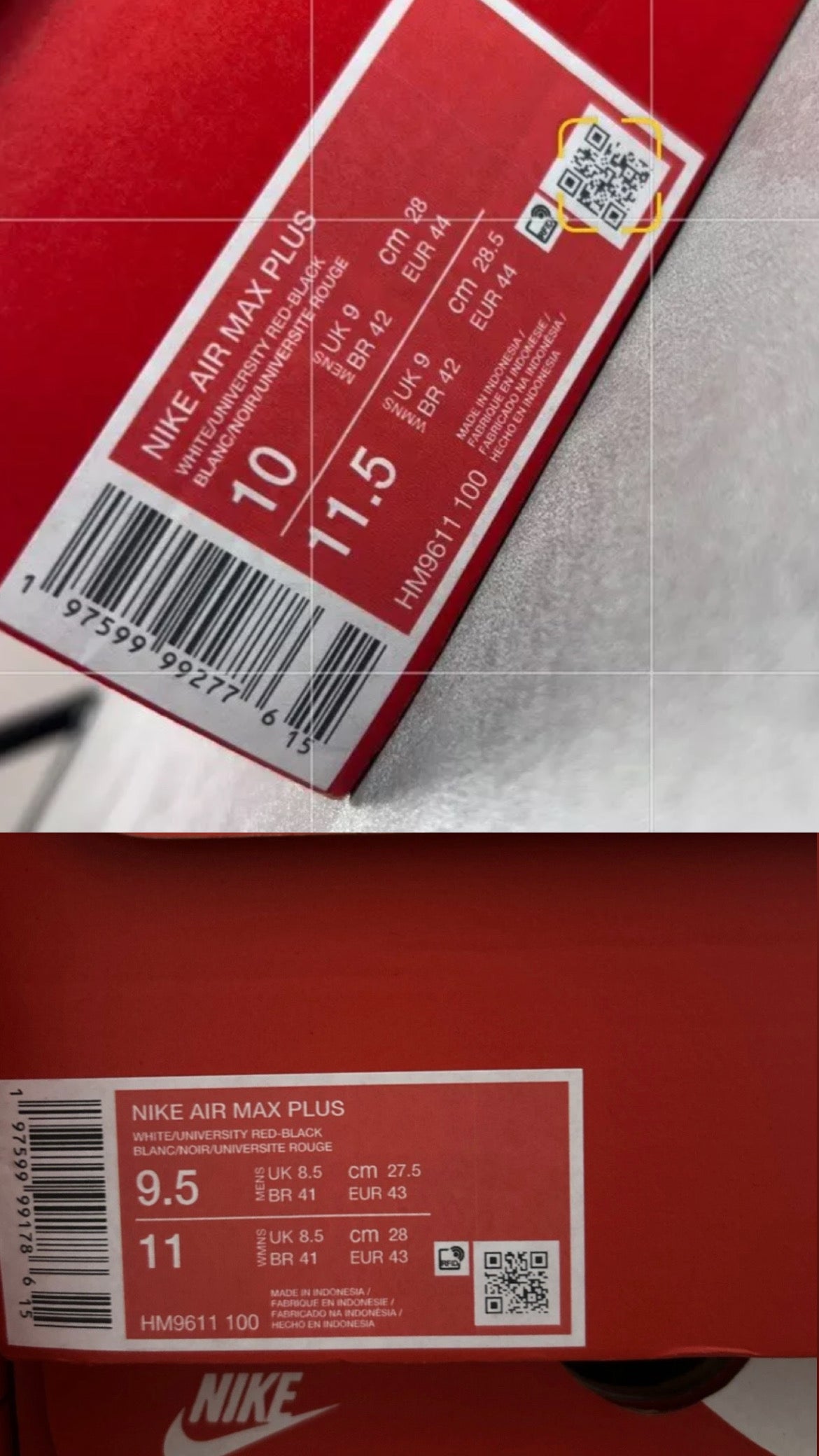 Nike Air Max Plus TN | Uni Red White