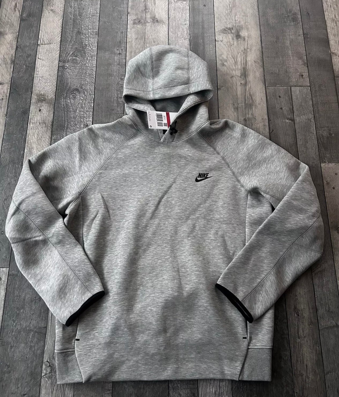 Nike Sportswear Tech Fleece Pull Over Hoodie | Grey |
