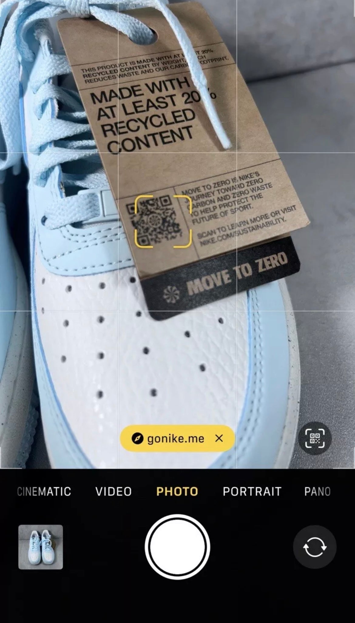 Nike Air Force 1 ‘07 Next Nature | Glacier Blue | Size UK 5 WMNS