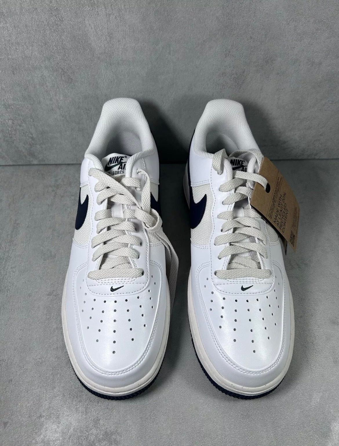 Nike Air Force 1 ‘07 White Obsidian Navy