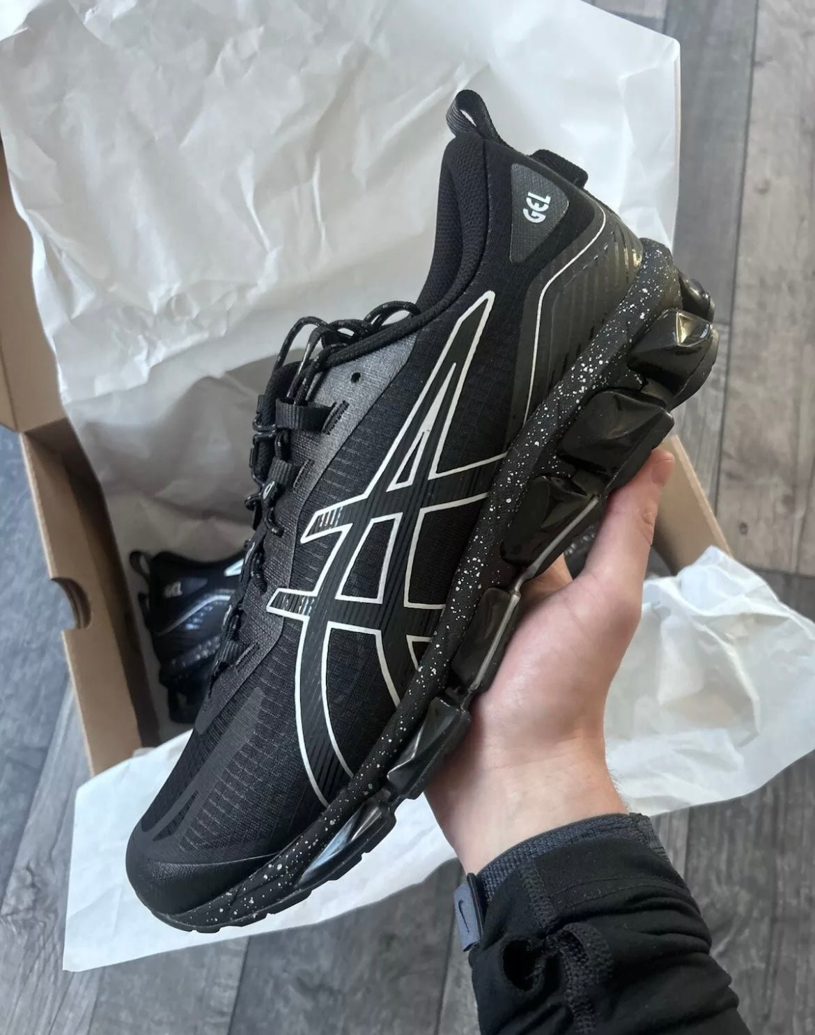 Men’s ASICS Gel Quantum 360 VII | Black White | Size 12 |