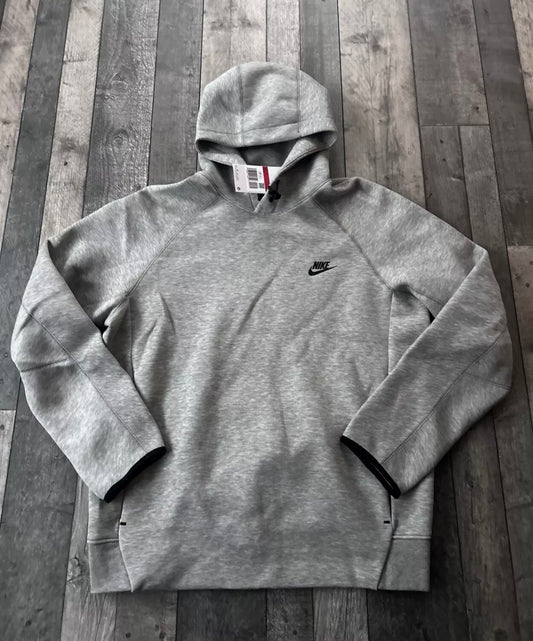 Nike Sportswear Tech Fleece Pull Over Hoodie | Grey |