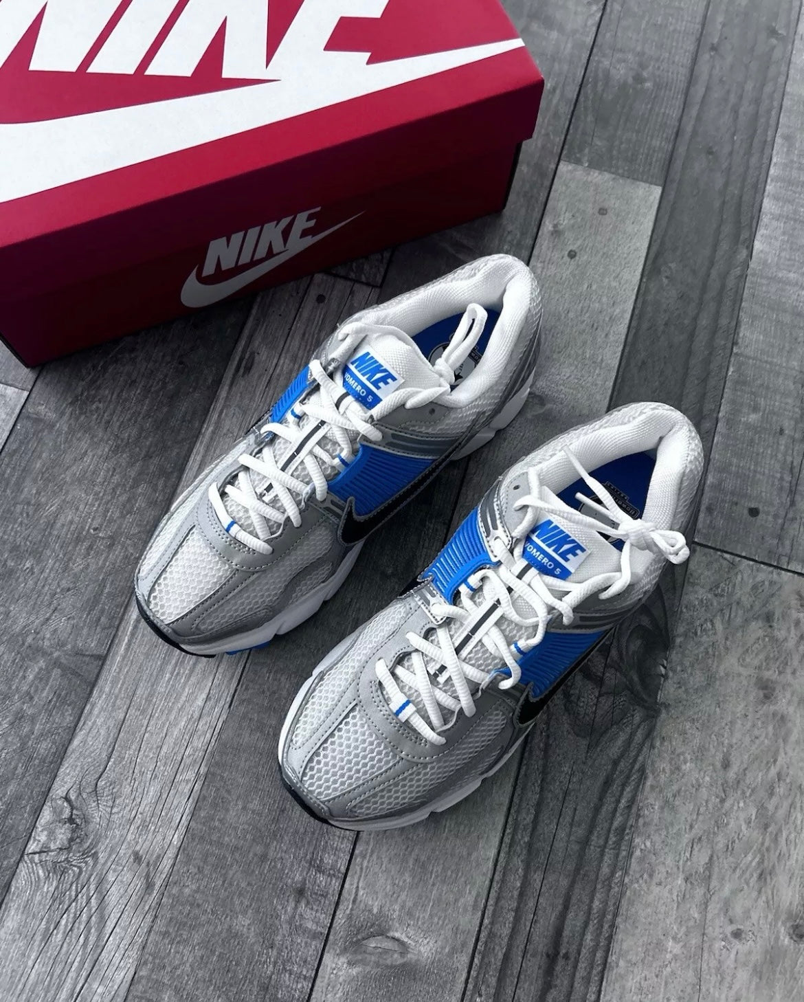 Nike Zoom Vomero 5 “Photo Blue” Grey Black Silver | Size UK 7 |