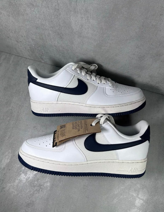 Nike Air Force 1 ‘07 White Obsidian Navy