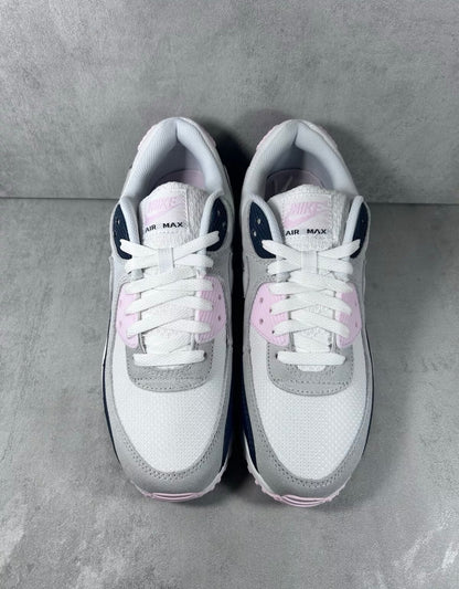 Nike Air Max 90 | Pink Foam Navy | Size UK 10.5