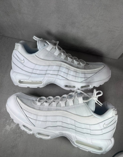 Nike Air Max 95 Essential | Triple White | Size UK 14 / EU 49.5