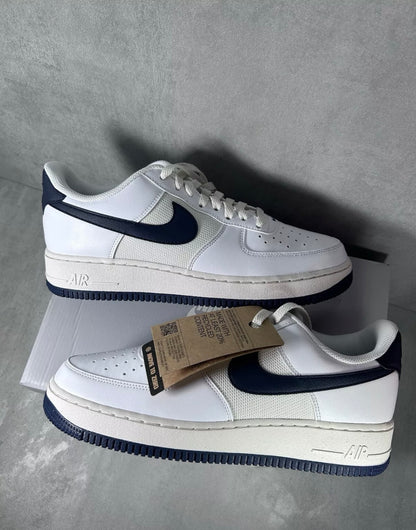 Nike Air Force 1 ‘07 White Obsidian Navy