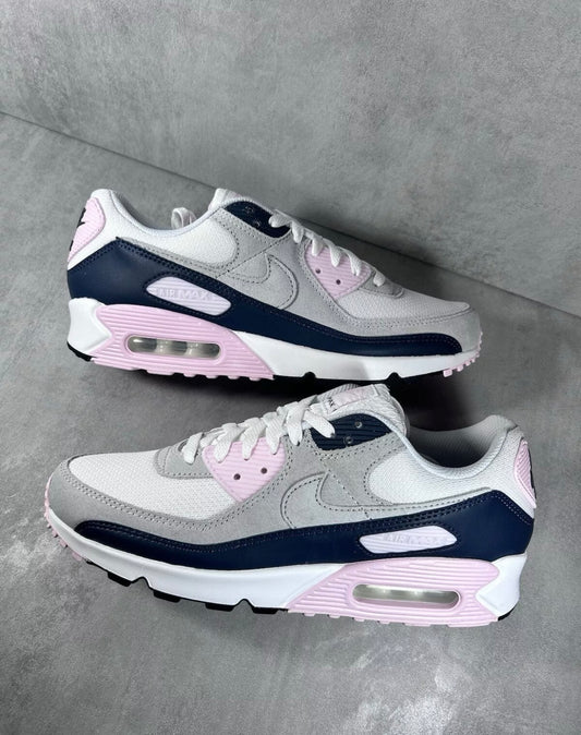 Nike Air Max 90 | Pink Foam Navy | Size UK 10.5