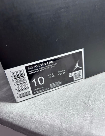 Nike Air Jordan 4 RM | White Pine Green Grey | Size UK 9 / EU 44