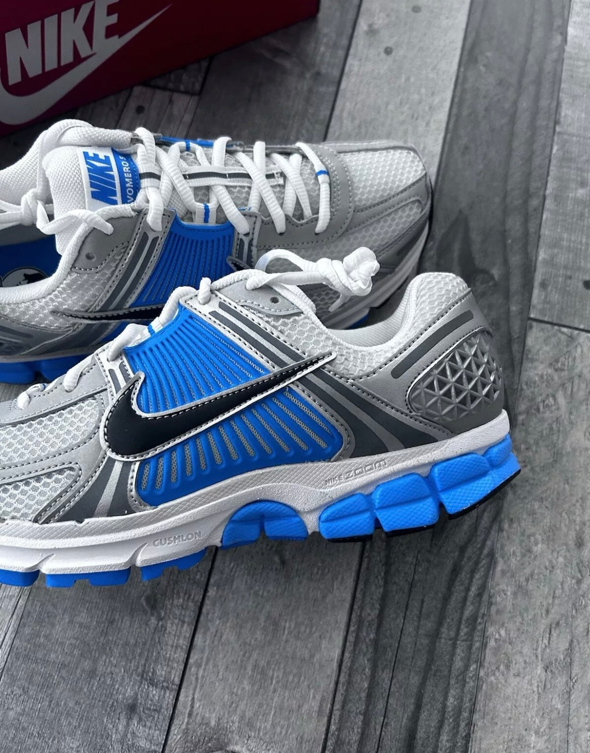 Nike Zoom Vomero 5 “Photo Blue” Grey Black Silver | Size UK 7 |