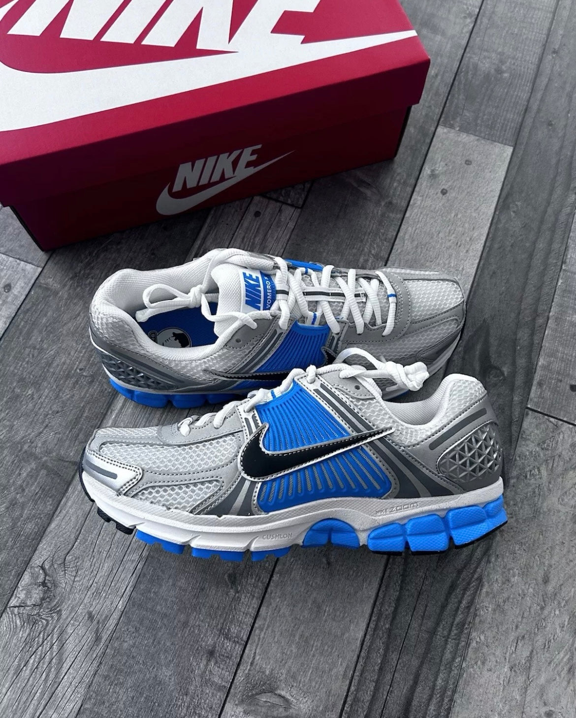 Nike Zoom Vomero 5 “Photo Blue” Grey Black Silver | Size UK 7 |