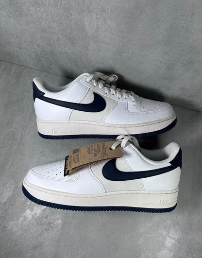 Nike Air Force 1 ‘07 White Obsidian Navy