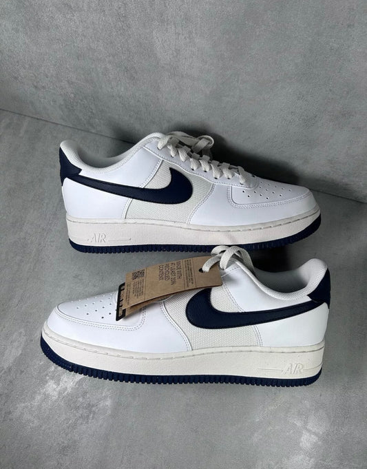 Nike Air Force 1 ‘07 White Obsidian Navy
