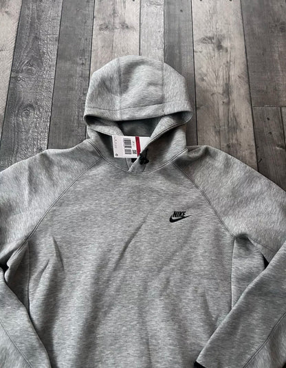 Nike Sportswear Tech Fleece Pull Over Hoodie | Grey |
