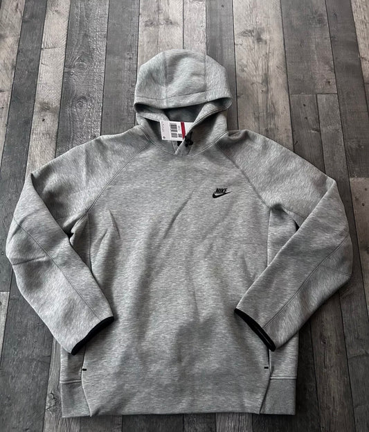 Nike Sportswear Tech Fleece Pull Over Hoodie | Grey |