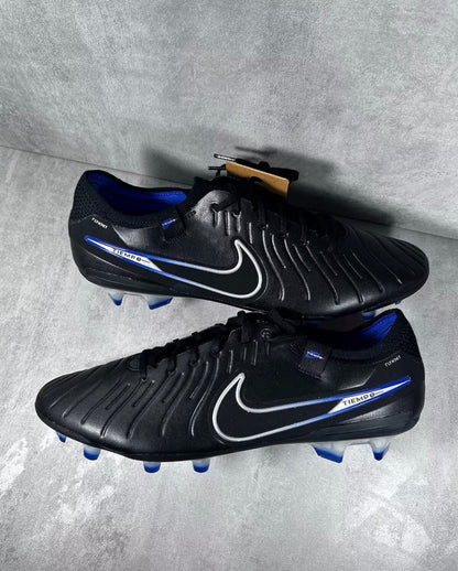 Nike Tiempo Legend 10 Elite FG | Black Blue | RRP £230