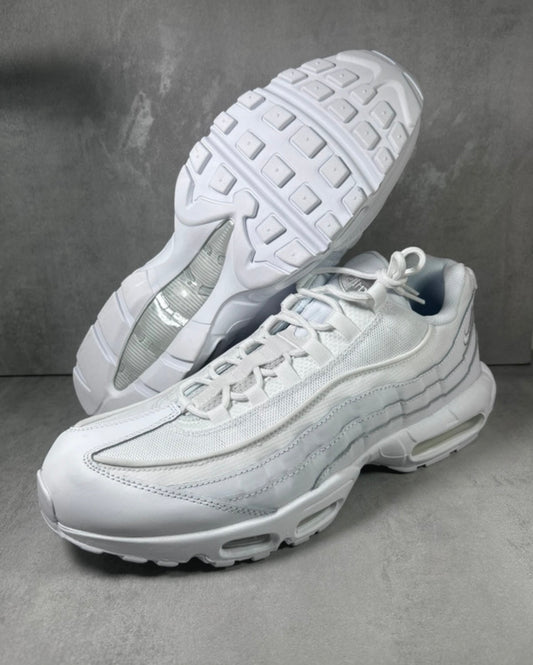 Nike Air Max 95 Essential | Triple White | Size UK 14 / EU 49.5