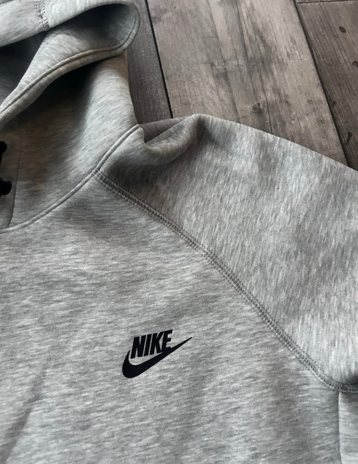 Nike Sportswear Tech Fleece Pull Over Hoodie | Grey |